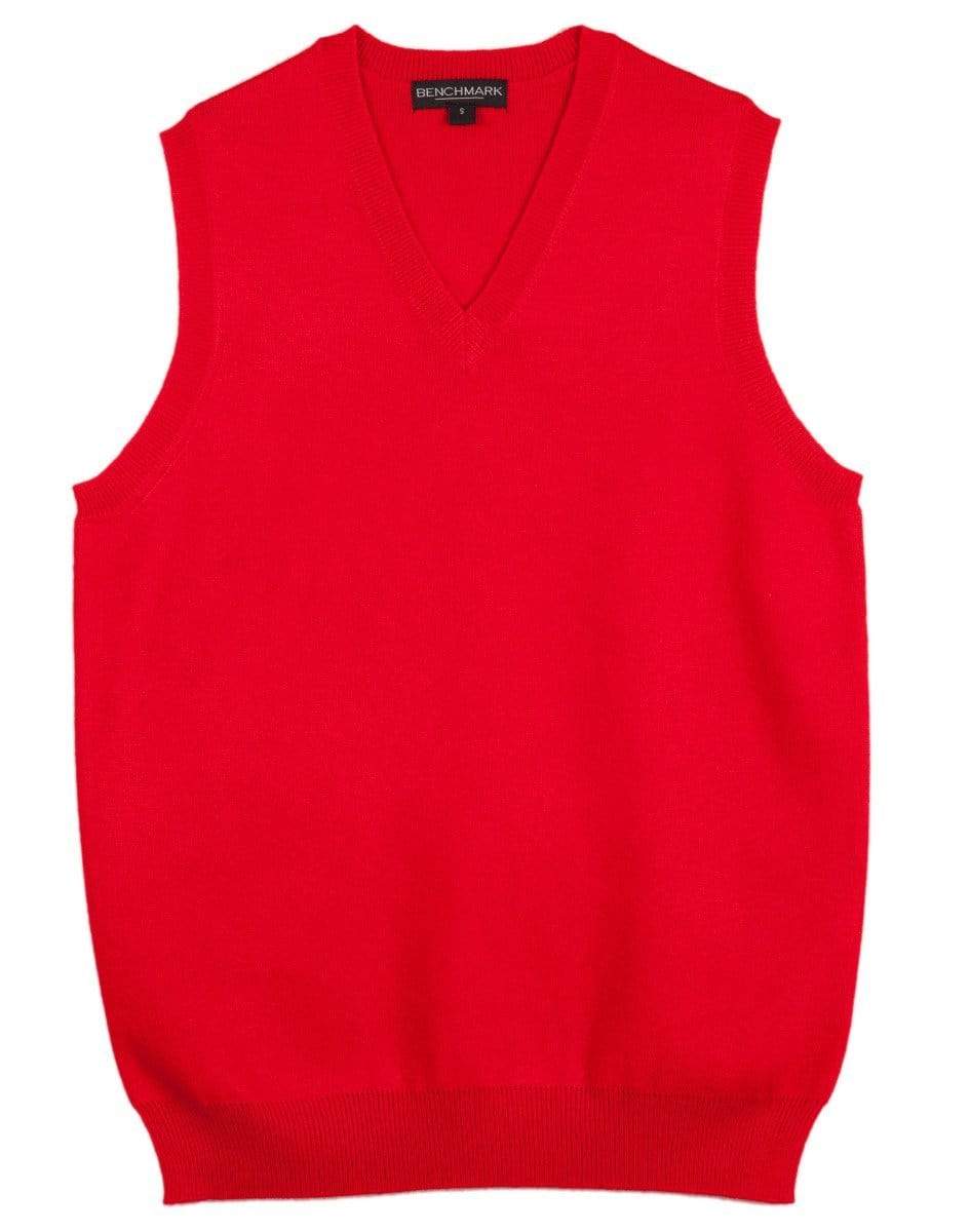 BENCHMARK Women’s V-Neck Vest M9601 Corporate Wear Benchmark Red XS/8 